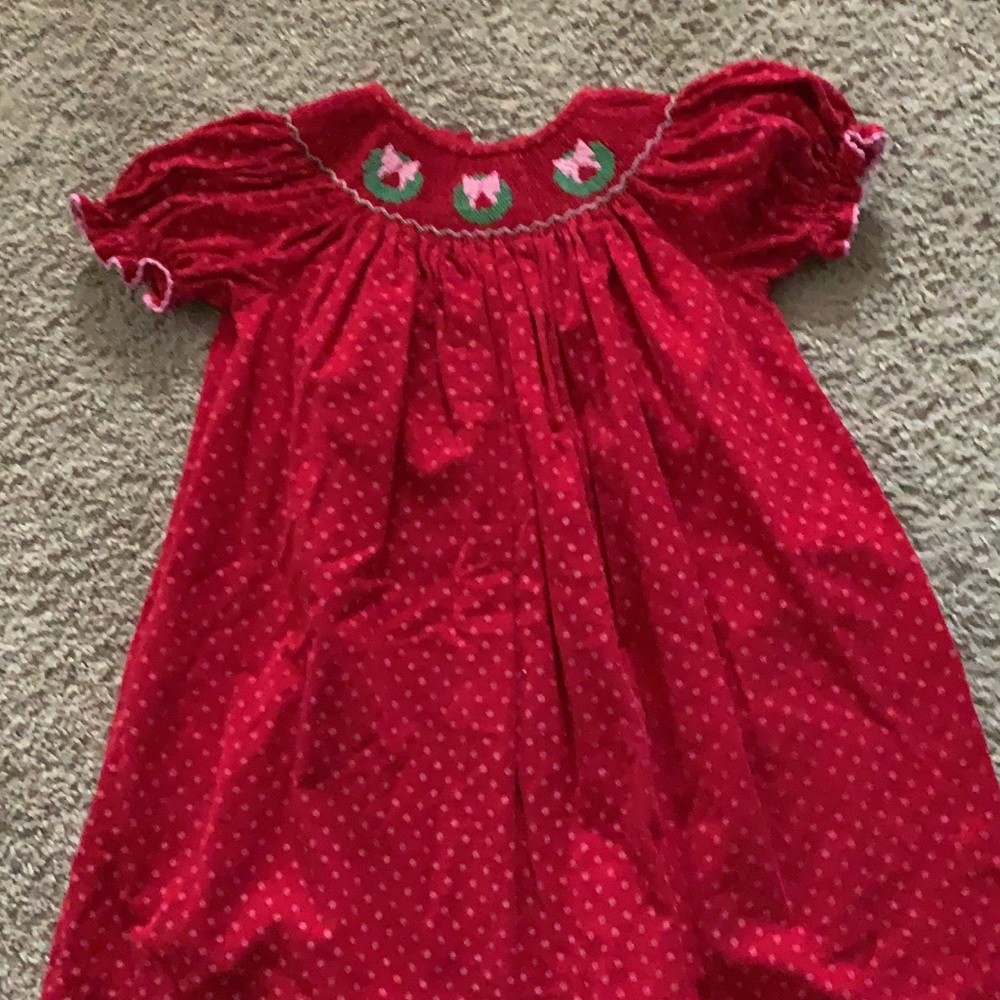 Smocked Christmas Dress